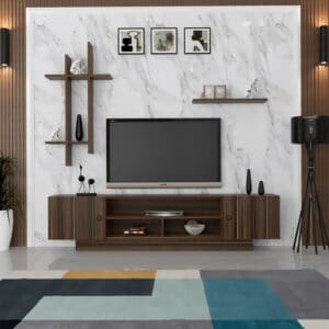 طاولة شاشة لون بني 109