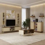 طقم طاولات تلفزيون و قهوة و ركن قهوة 0132