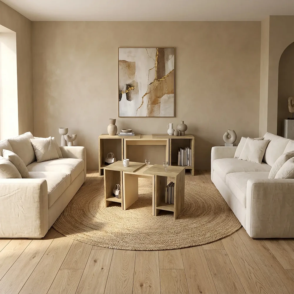 طاولة قهوه حديثة لونين 232