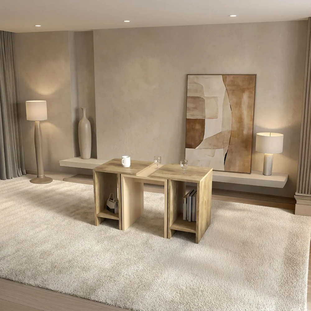 طاولة قهوه حديثة لونين 232