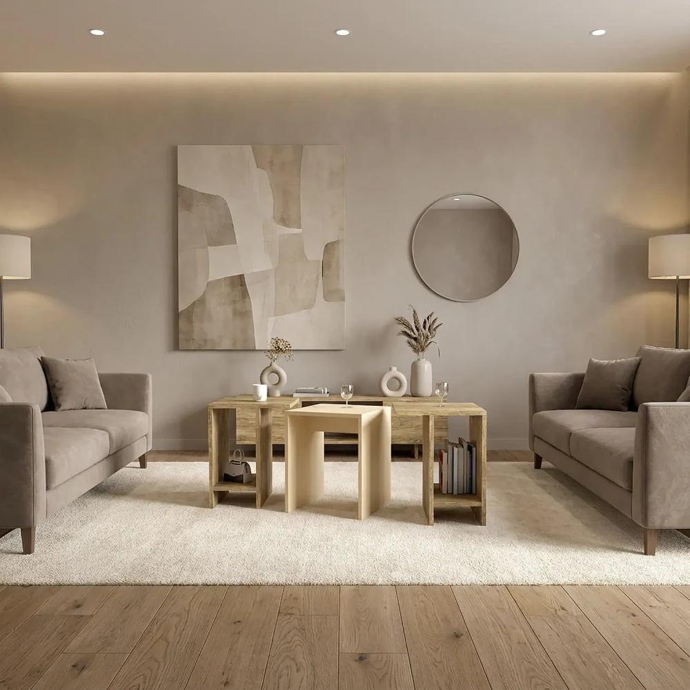 طاولة قهوه حديثة لونين 232