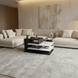 طاولة وسط مودرن أبيض رمادي 0239