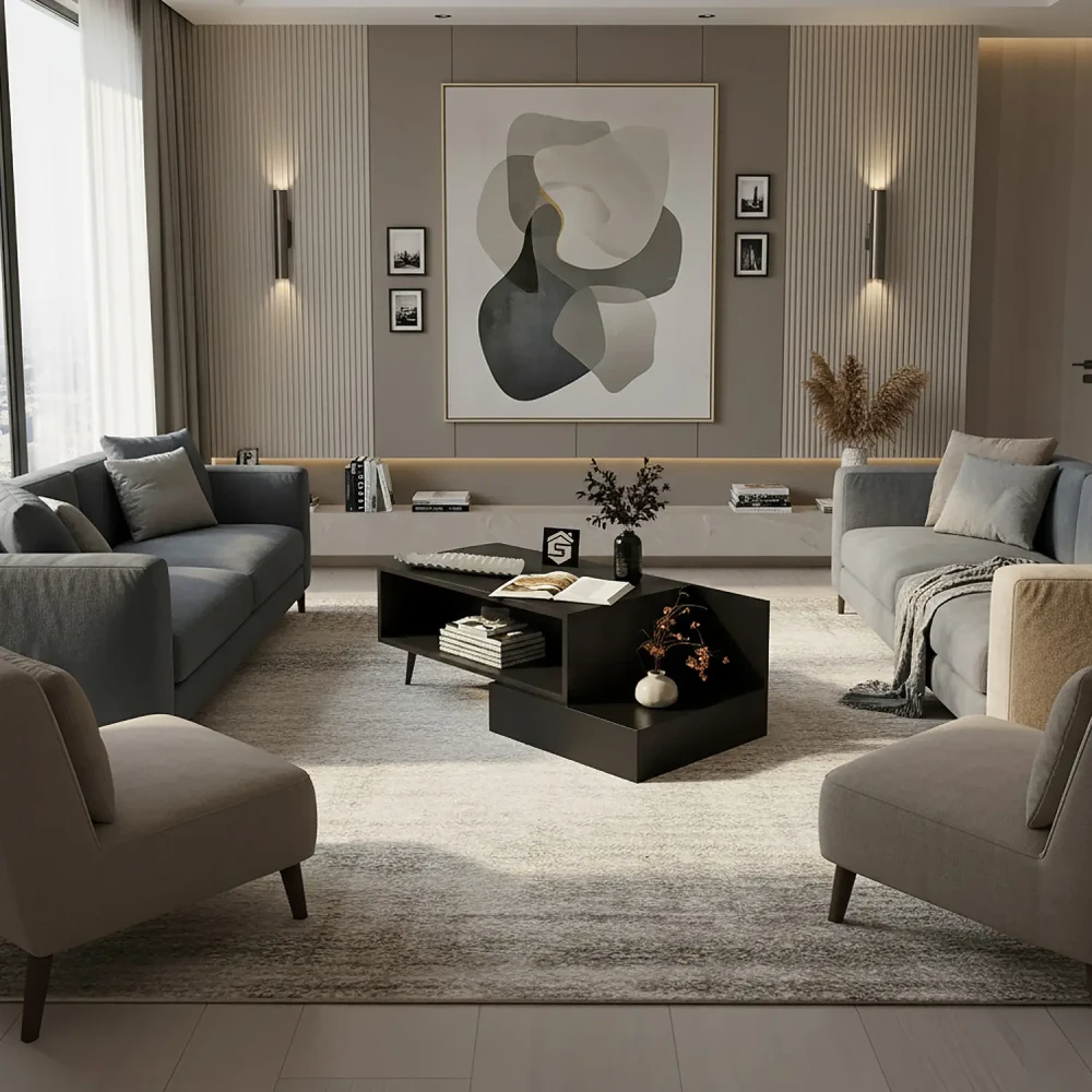 طاوله قهوة مودرن قابلة للتعديل 0271