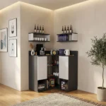 ركن قهوة ديزاين جديد لون أبيض مع رمادي 0323