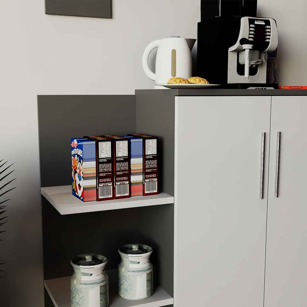 ركن قهوة لون أبيض مع رمادي 0320