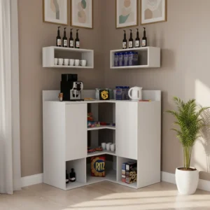 ركن قهوة ديزاين جديد لون أبيض 0324