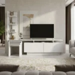 طاولة تلفزيون مع 3 طاولات خدمة 65