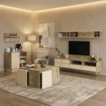 طقم طاولات تلفزيون و قهوة و ركن قهوة 0113