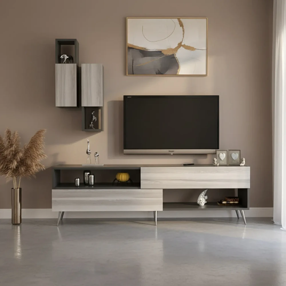 طقم طاولات تلفزيون و قهوة و ركن قهوة 0143