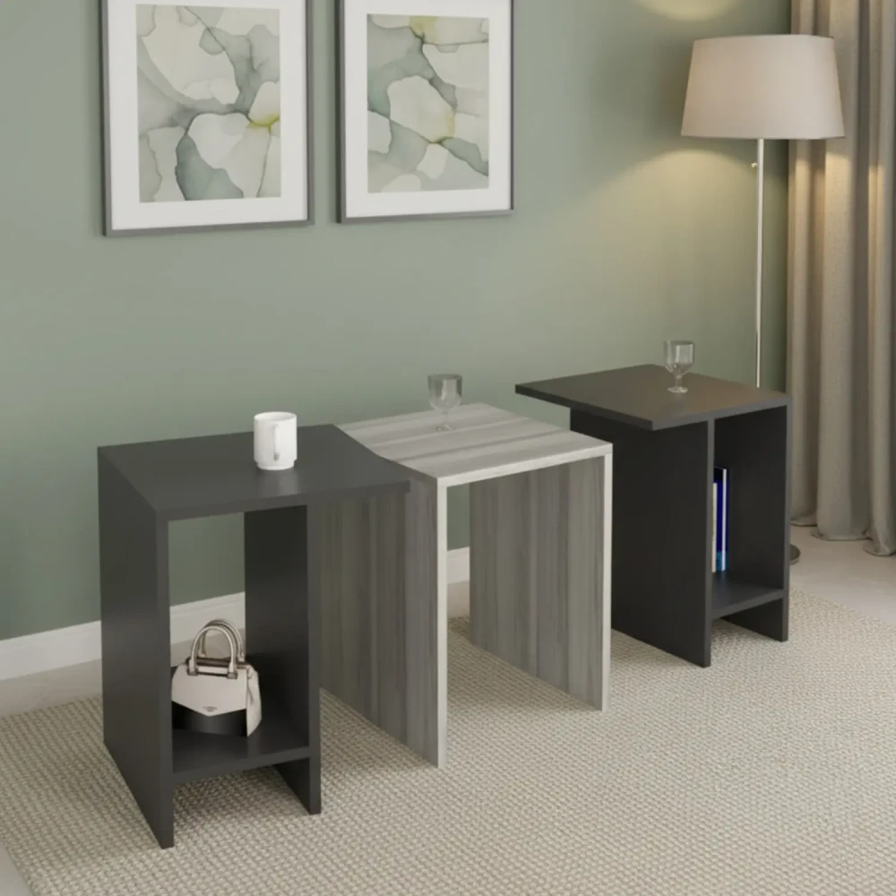 طقم طاولات تلفزيون و قهوة و ركن قهوة 0143