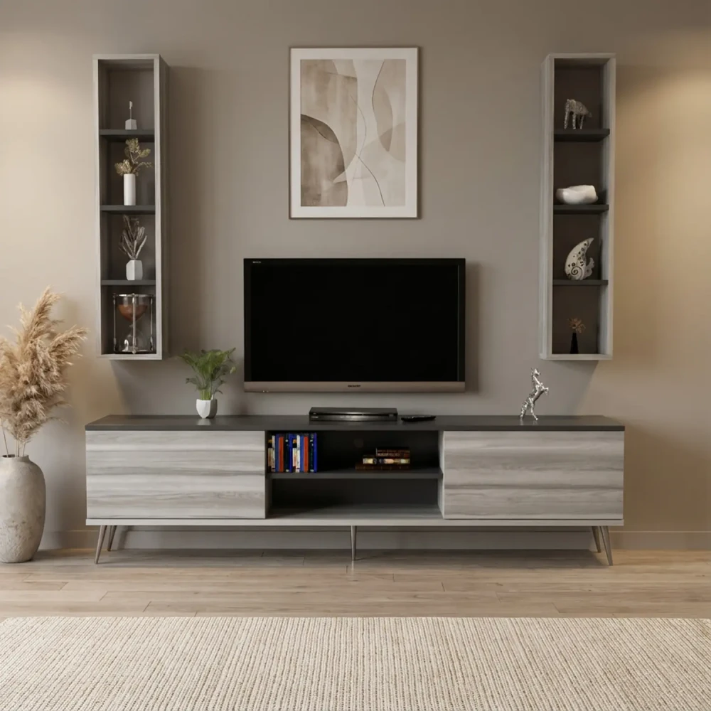 طقم طاولات تلفزيون و قهوة و ركن قهوة 018