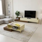 طقم طاولات شاشة و طاولة وسط 150