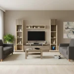 مكتبة تلفزيون كبيرة لونين 36