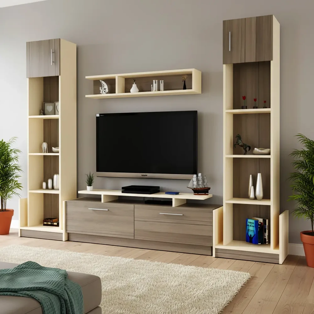 مكتبة تلفزيون كبيرة لونين 36